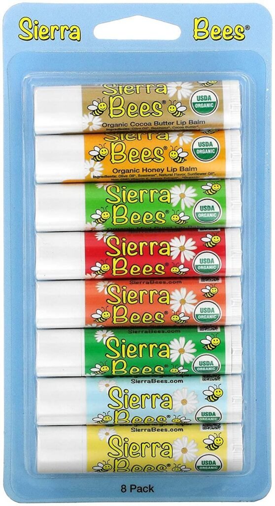 Sierra Bees organic lip balm variety pack (8 count)