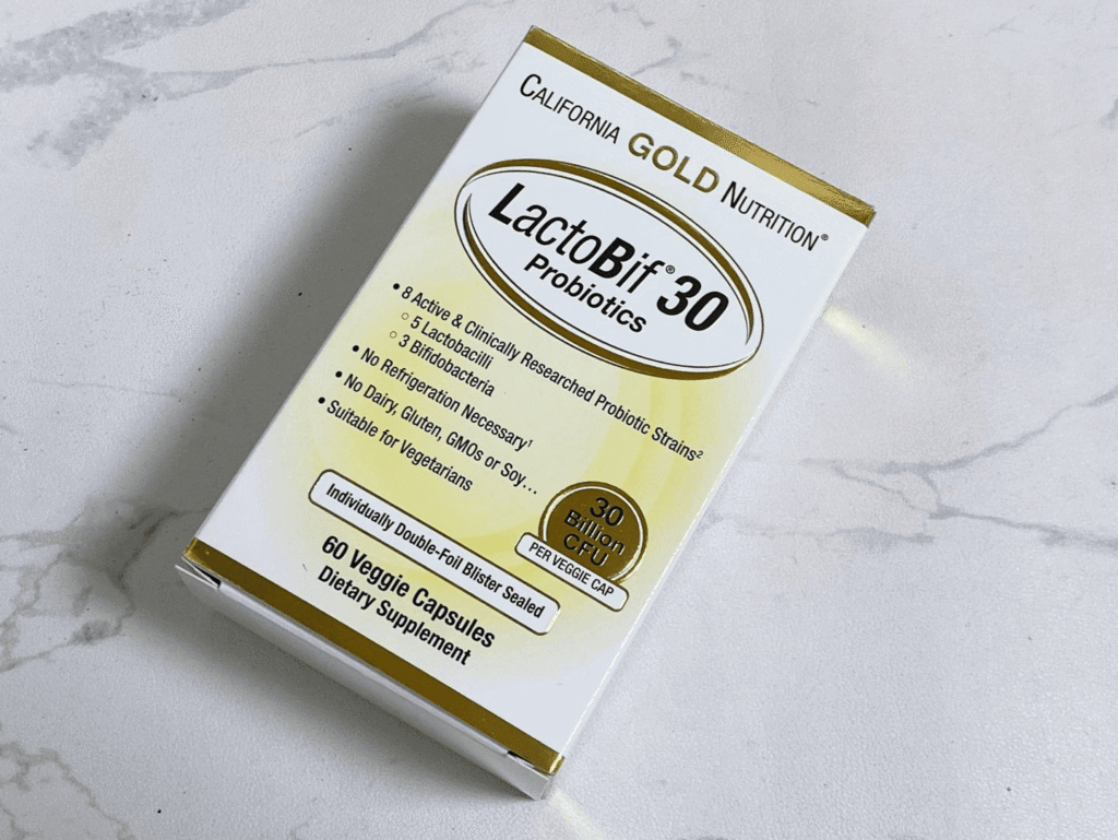 California Gold Nutrition LactoBif 30 Probiotics packaging